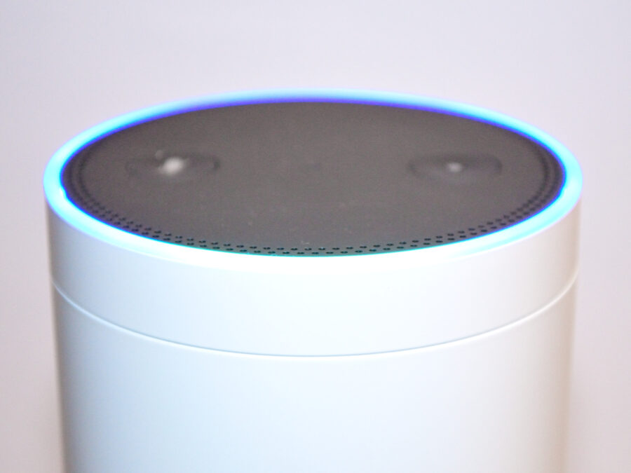 Amazon Echo & Echo Dot - Unboxing - Echo Oben